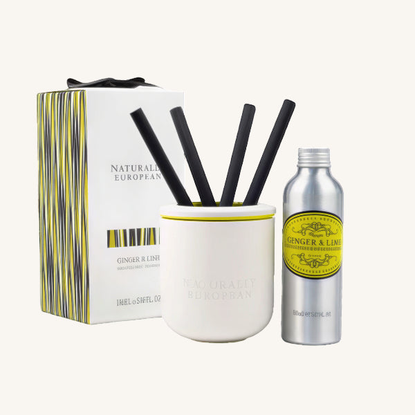 Naturally European Ceramic Diffuser with 4 Reeds 150 ml