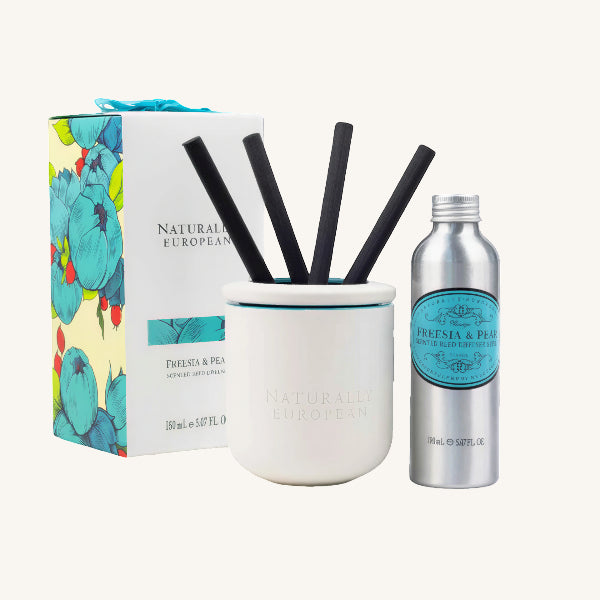 Naturally European Ceramic Diffuser with 4 Reeds 150 ml