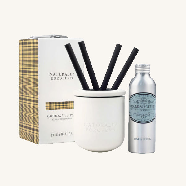 Naturally European Ceramic Diffuser with 4 Reeds 150 ml