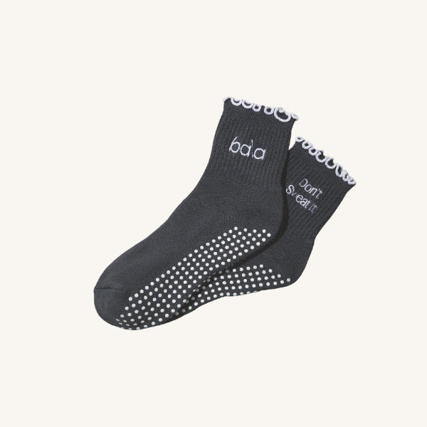 Bala The Frilly Sock Charcoal