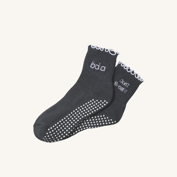 Bala The Frilly Sock Charcoal